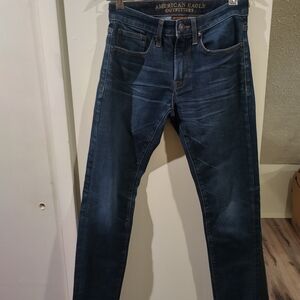 American Eagle Outfitters 360 Extreme Flex Dark Blue Jeans women's 28x32